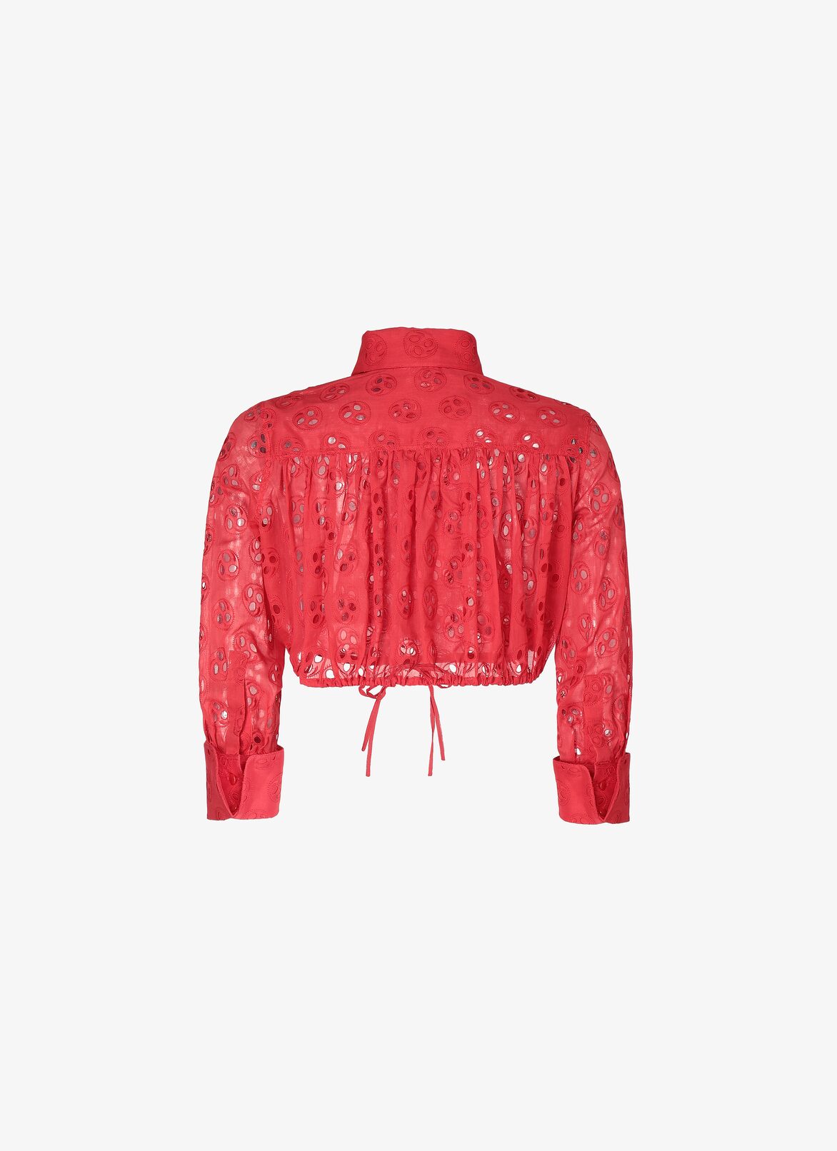 Chemise En Coton ALAÏA ÉCARLATE CHEMISE EN COTON